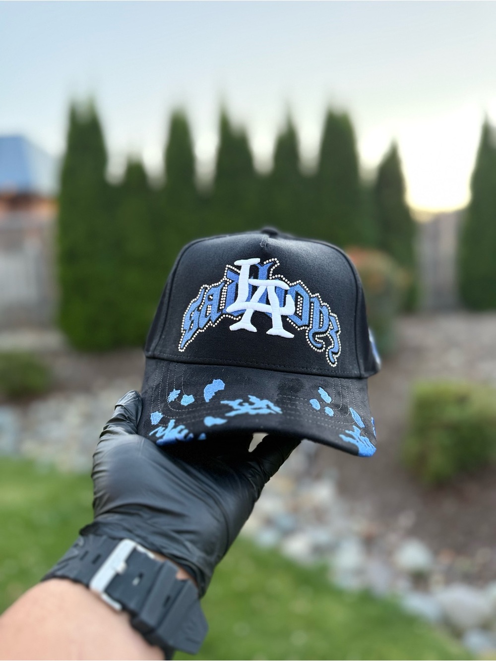Cap Dandy hats LA X Junior H Angel Azul X Sad Boys🟦🔵🔷